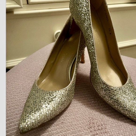 Stuart Weitzman glitter pumps (7.5) - Picture 1 of 5